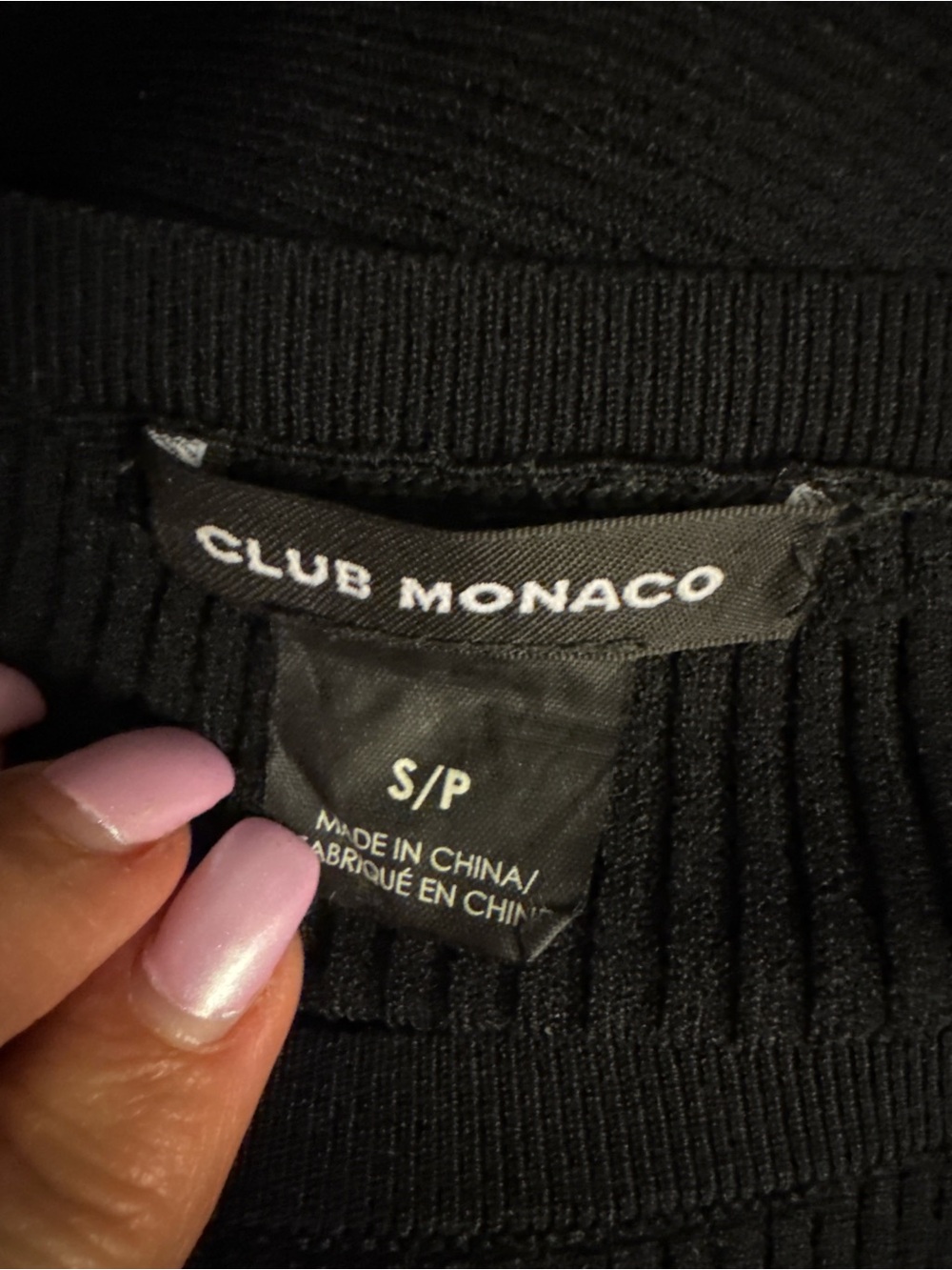 🌺Club Monaco Ruffled Skarlie Ribbed Sweater - Picture 6 of 6